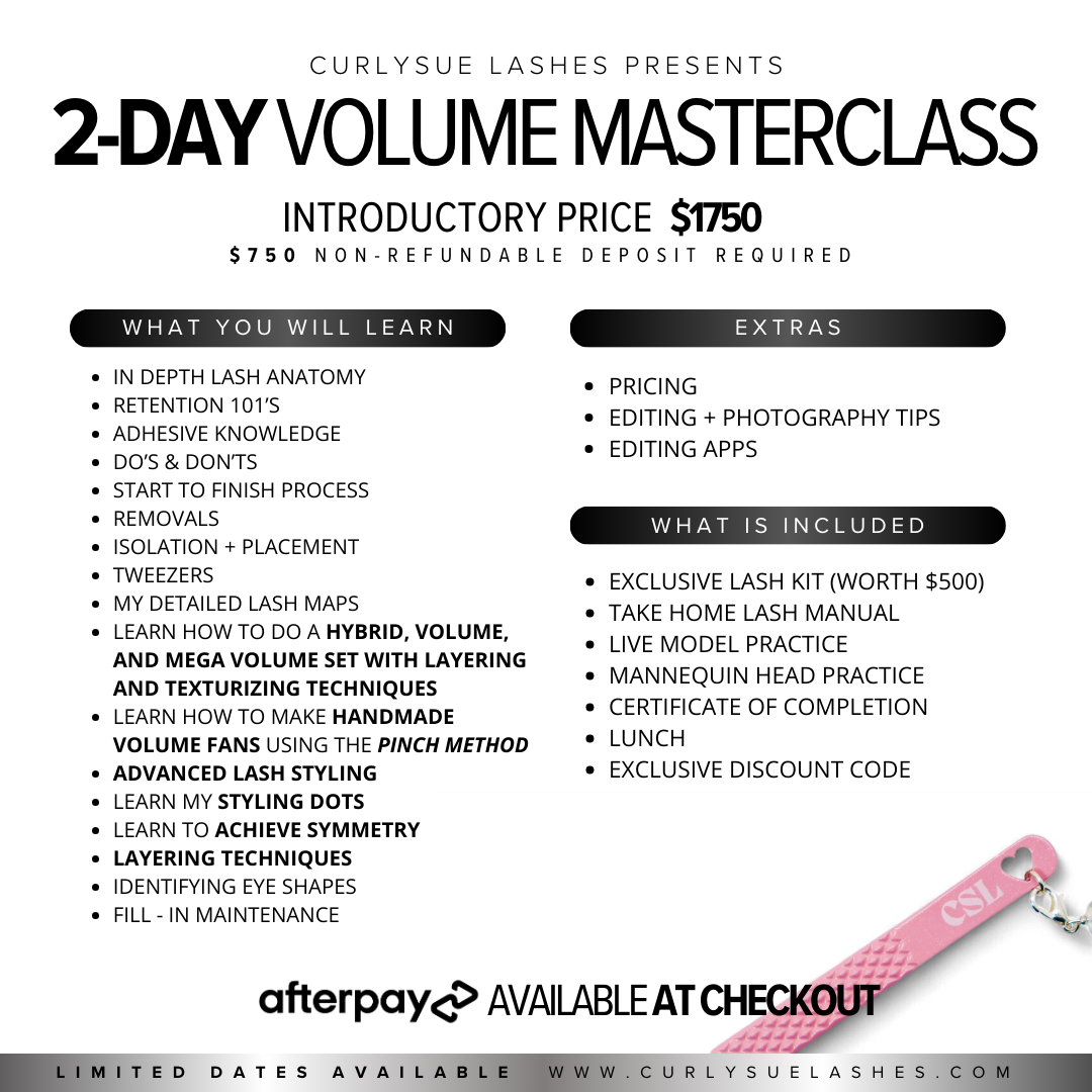 2-DAY 1:1 Volume & Styling Masterclass