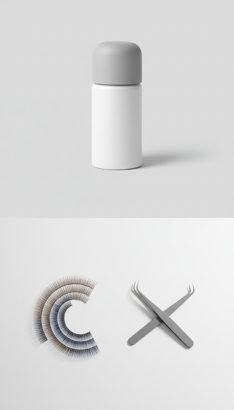 Lash adhesive vial