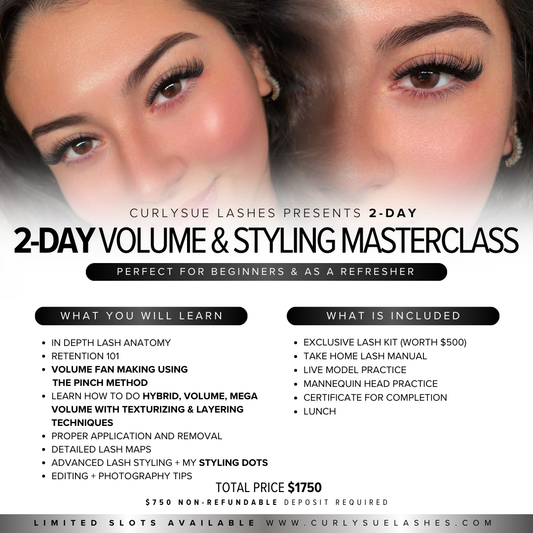2-DAY 1:1 Volume & Styling Masterclass
